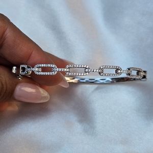 Sterling Rectangles Bangle
